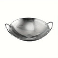 Stainless Steel Honeycomb Skillet Non-stick Handle Scratch-resistant