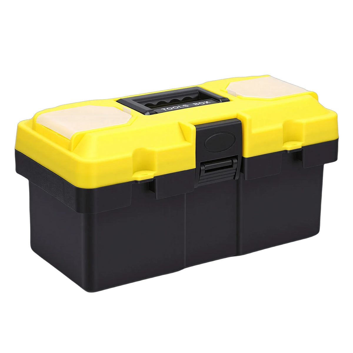 13-Inch Lockable Tool Box Organizer with Removable Tray