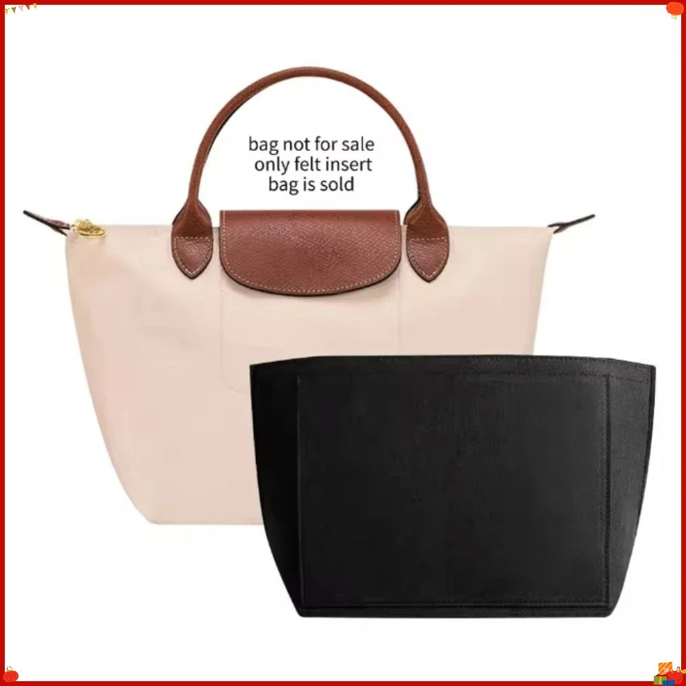 Padded Felt Handbag Insert Liner Cloth Bag Purse Organization Uses