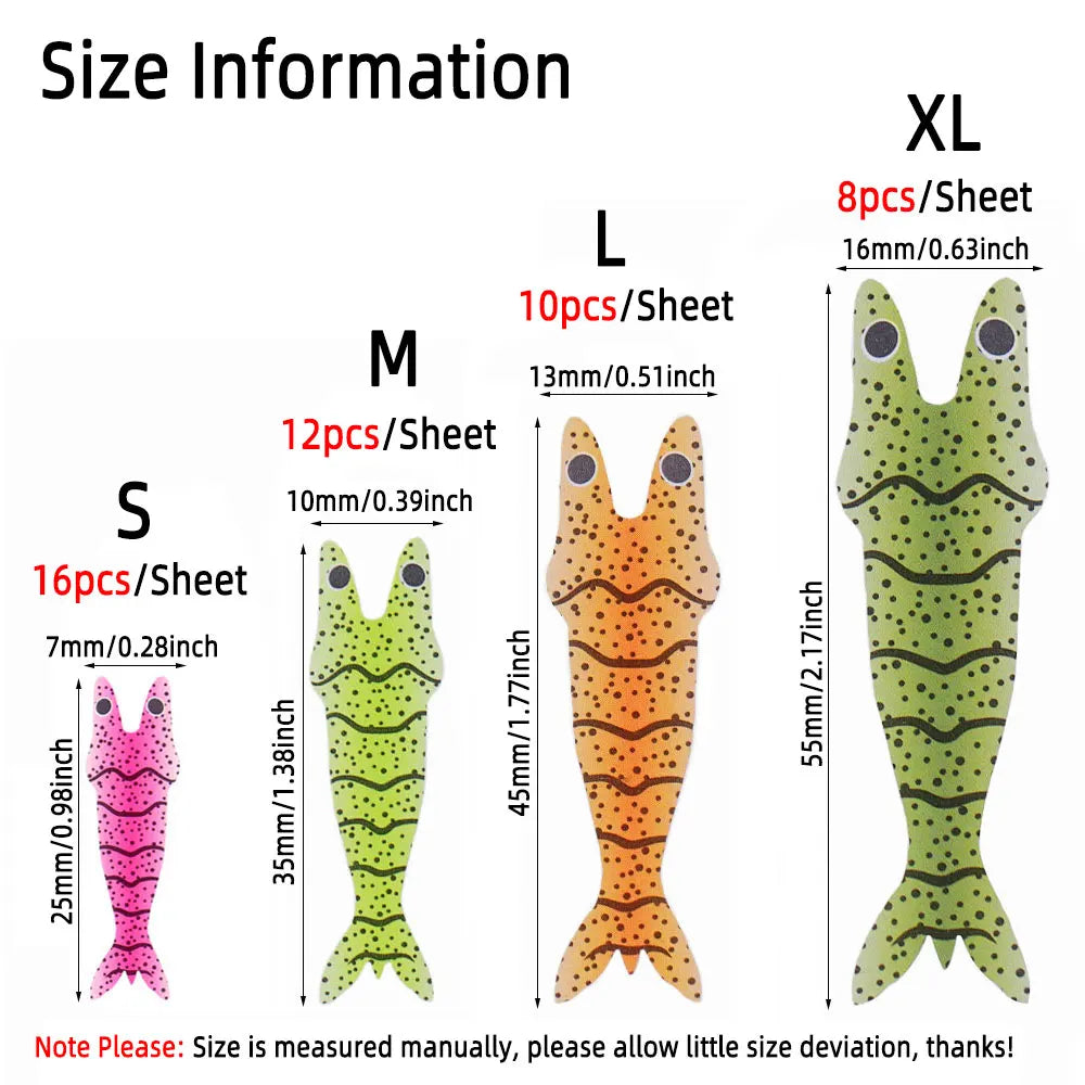 Pre-cut Realistic Shrimps Skin Fly Tying Material Wrap Prawn Scuds