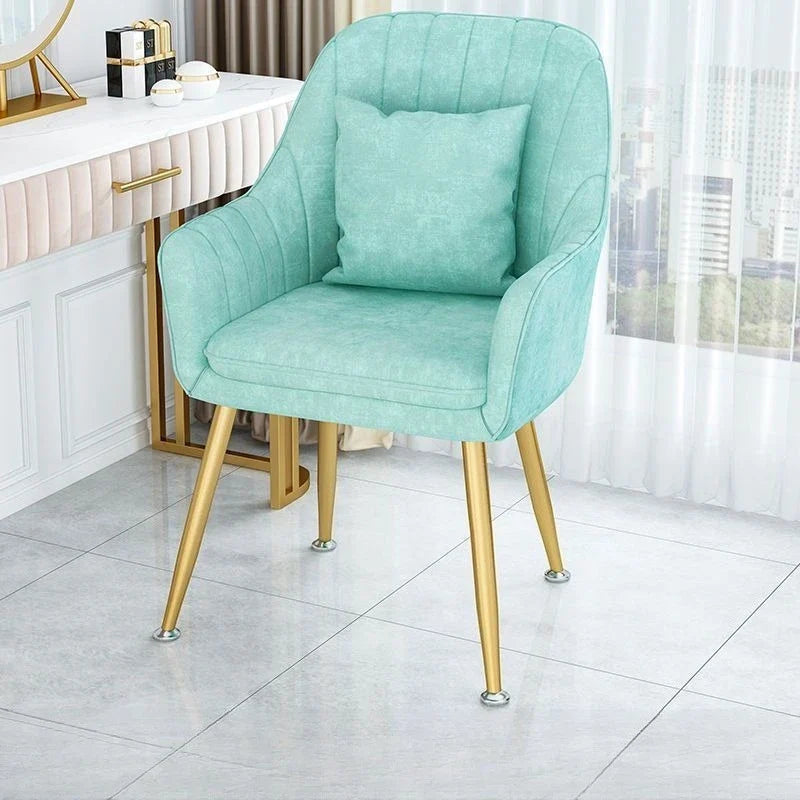 Light Luxury Vanity Chair – Makeup & Nail Art Dressing Stool