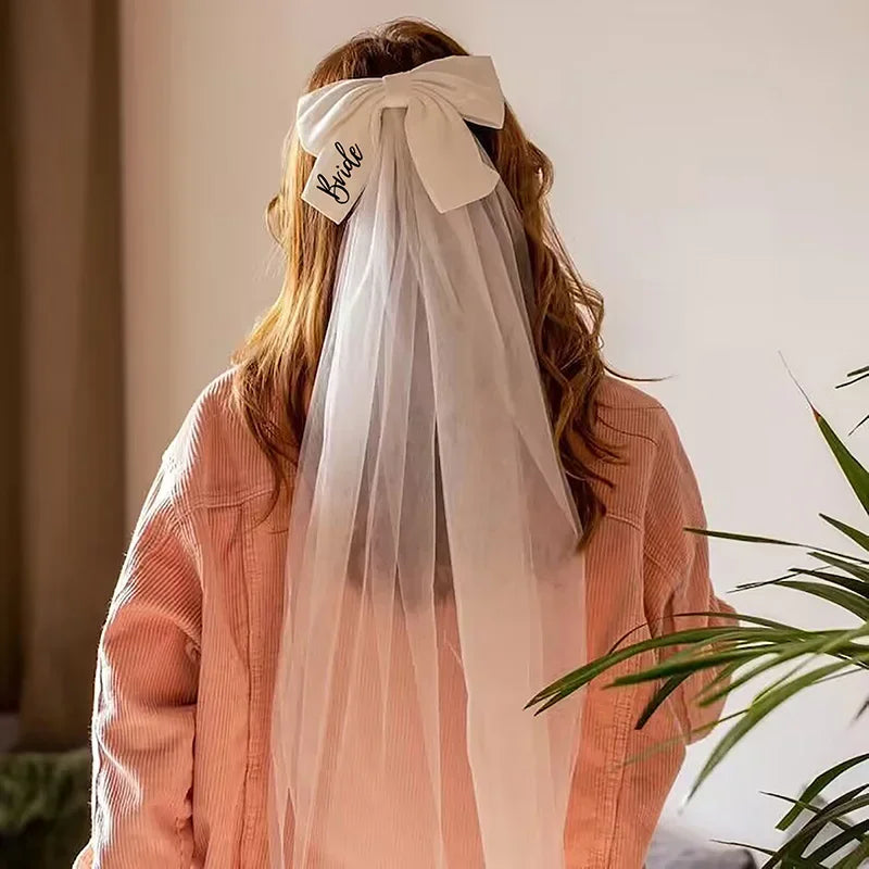 Bride Bow Veil – Bachelorette Hen Do Bridal Shower Gift