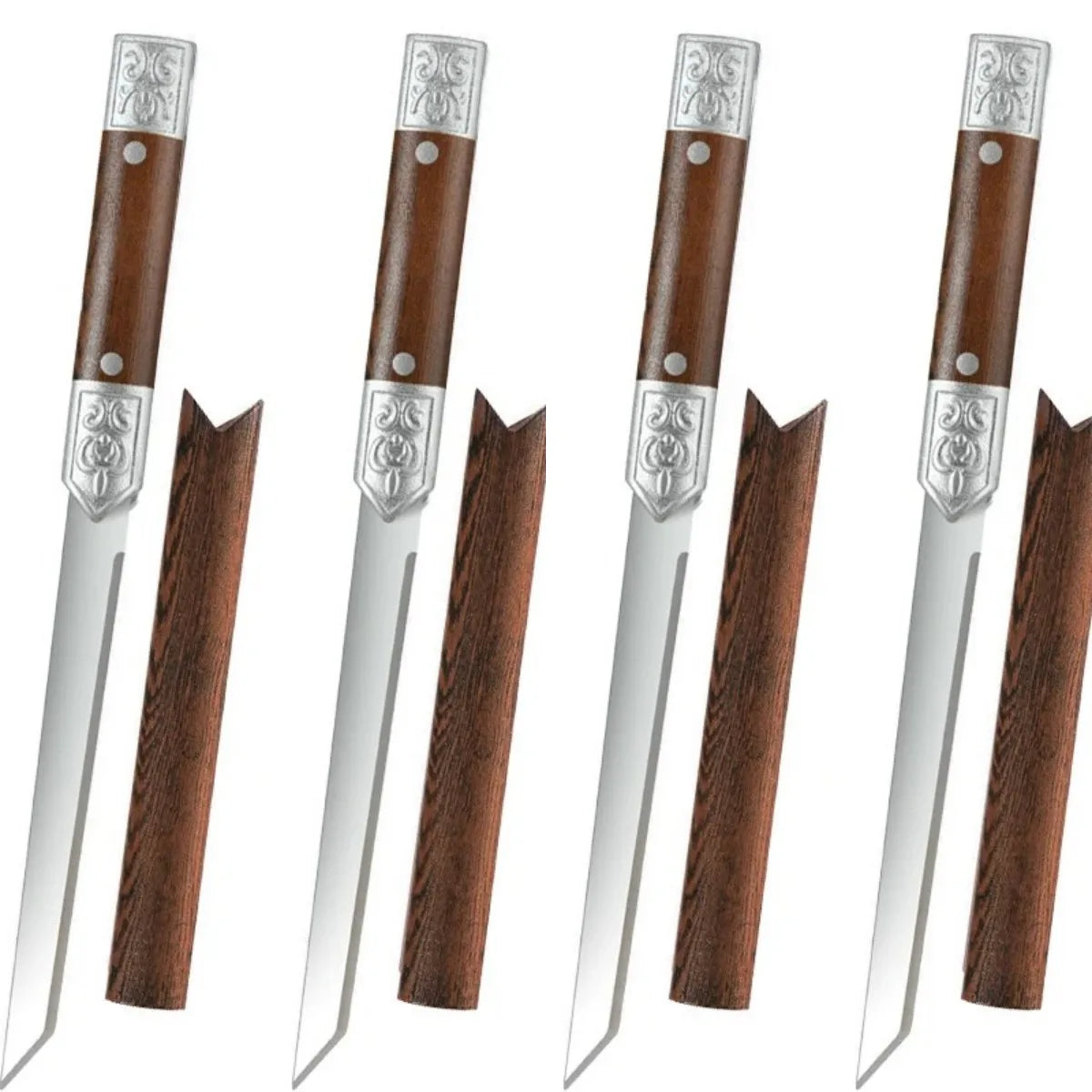 M390 Damascus Steel Knife Set – 62HRC Ultra-Sharp Blades