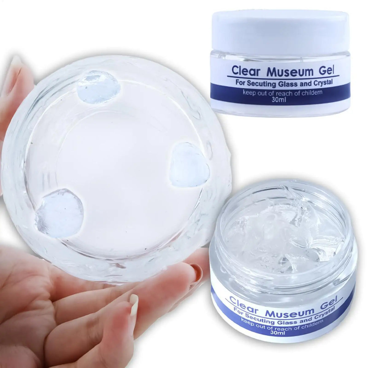 Clear Museum Gel Wax – Removable Putty for Antiques & Collectibles