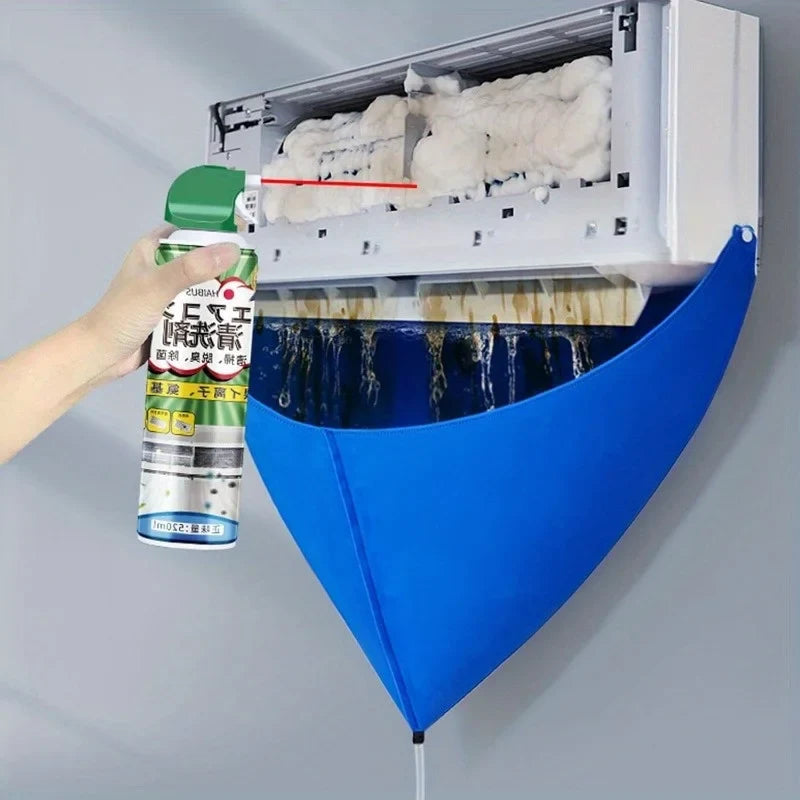 100cm PVC Air Conditioner Cleaning Cover Bag with Drain Pipe