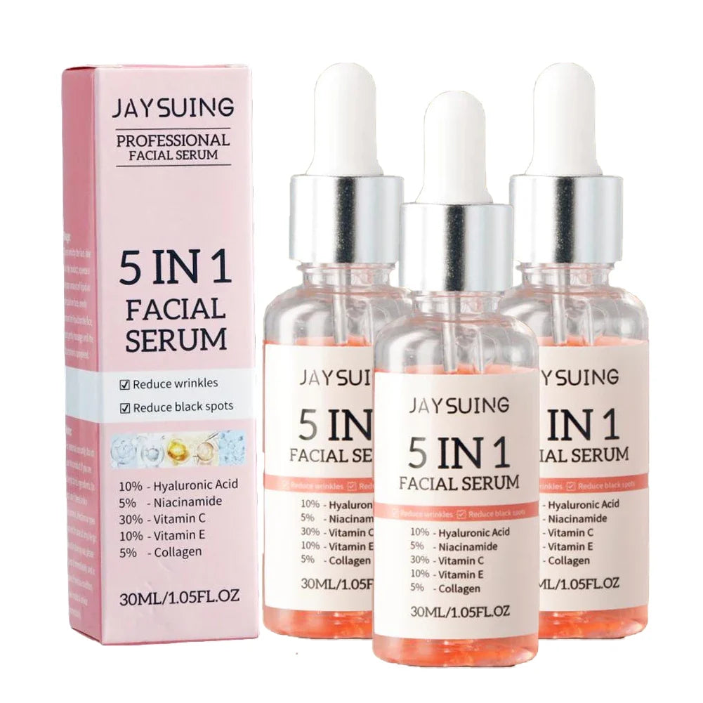 1 2 Face Serum Moisturizing Vitamin C Hyaluronic Acid Facial Shrink