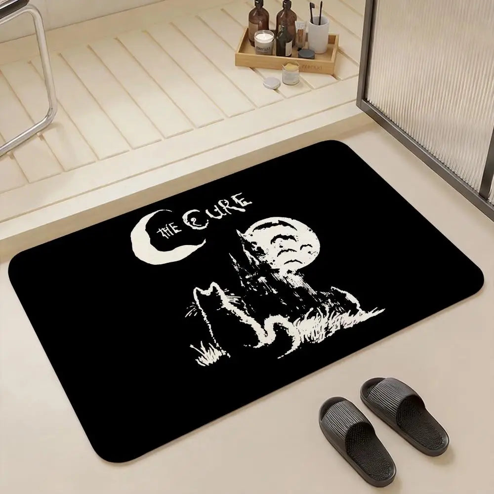 The Cure Band Flannel Floor Mat – Non-Slip Soft Indoor Rug