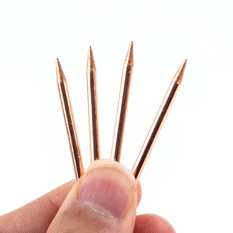 2PCS 3mm Spot Welding Needle Tips – Aluminum Oxide Copper 18650