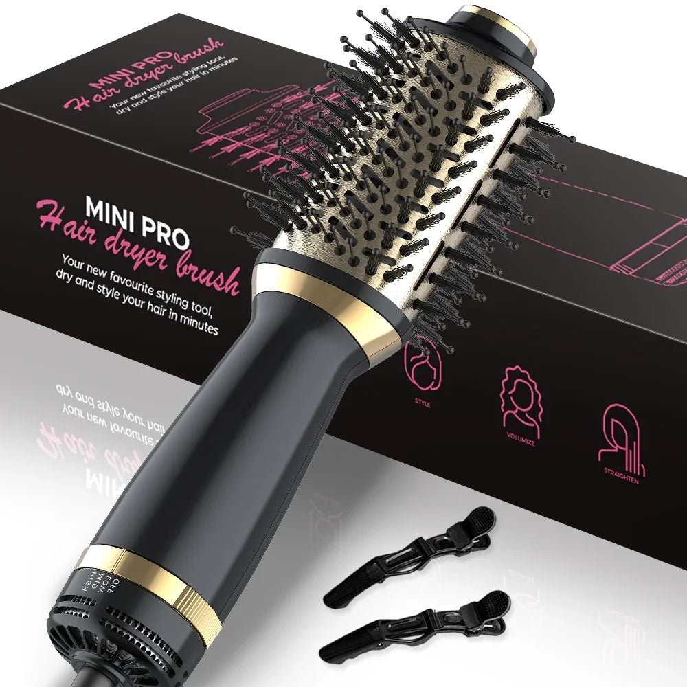 LISAPRO 4-in-1 Hot Air Brush Hair Dryer – All Hair Types
