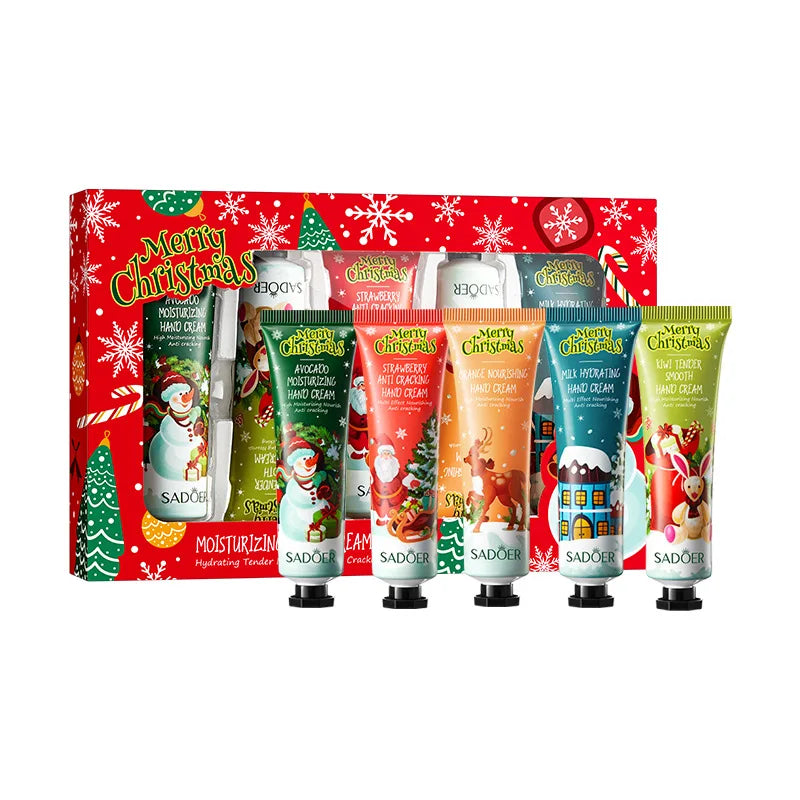 LUXURYTO 5-Piece Hand Cream Gift Set – 30g Travel Moisturizers