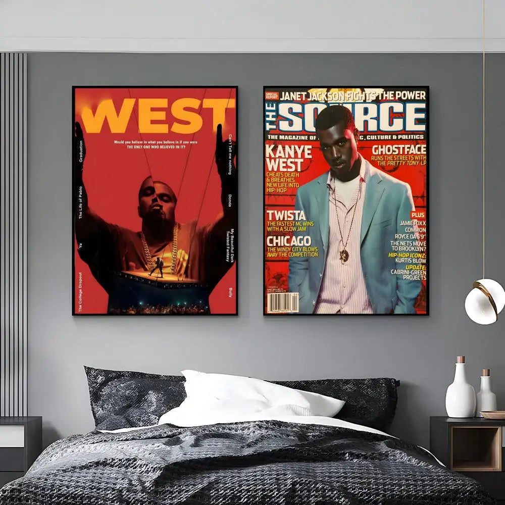 Hip-Hop Rapper HD Wall Poster – Aesthetic Home Decor Art