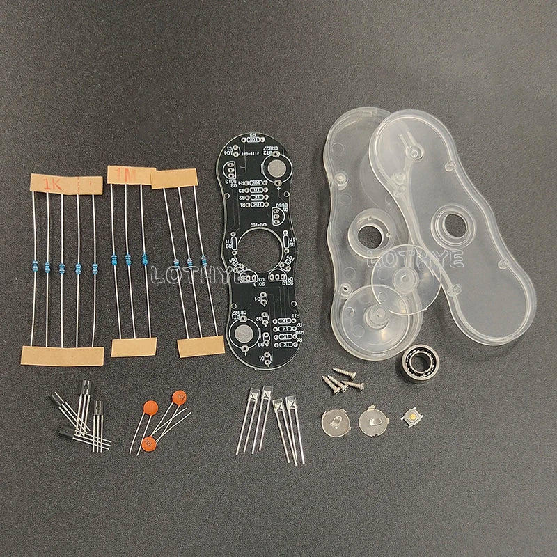 DIY Fingertip Gyroscope POV Electronic Soldering Kit | LOTHYE