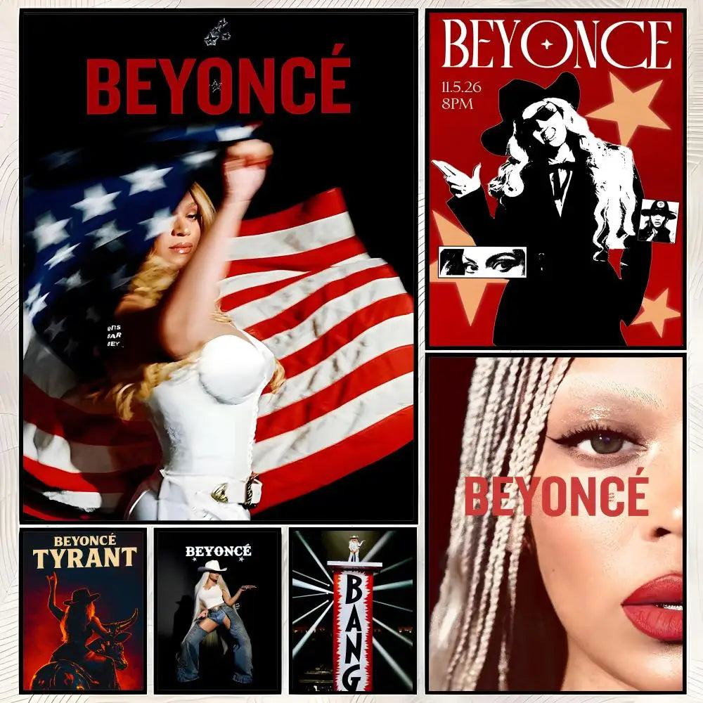 Beyoncé HD Self-Stick Wall Art Poster – Waterproof Home Decor