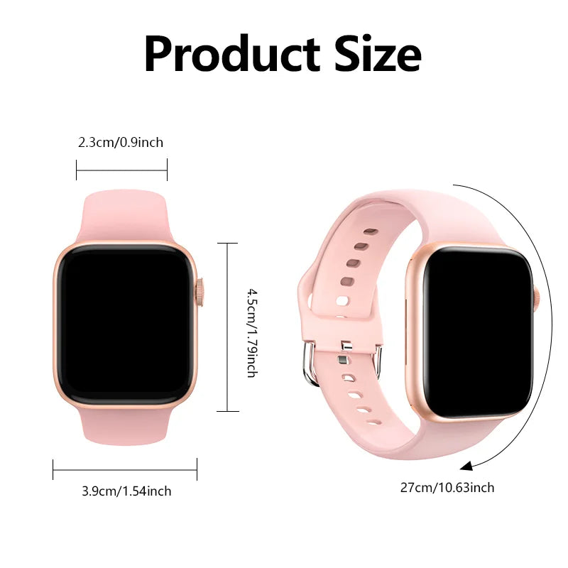LOMAXFR Smart Watch – Wireless Calling, Multi-Sport, iOS & Android