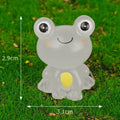 Mini Fluorescent Little Frog Ornament Miniature Figures Tiny Resin