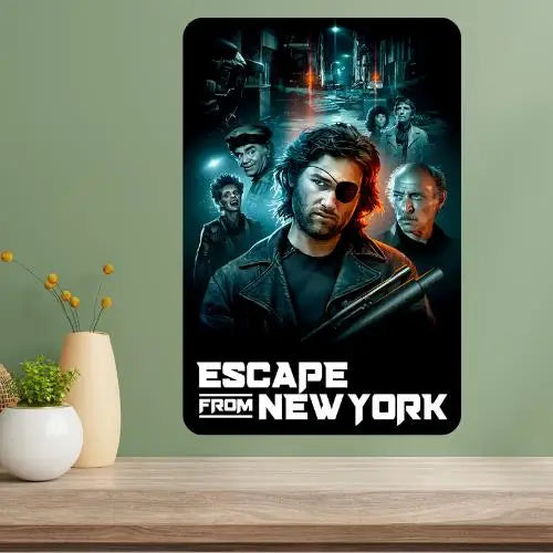 Escape from New York Classic Movie Metal Poster Sign
