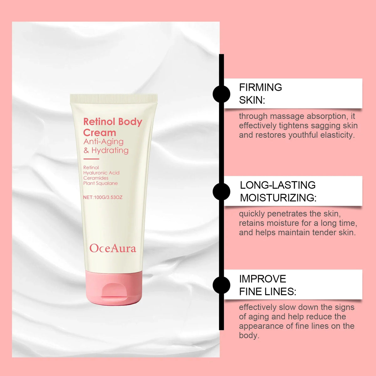 OceAura Retinol Firming Body Cream – Lift, Firm & Hydrate