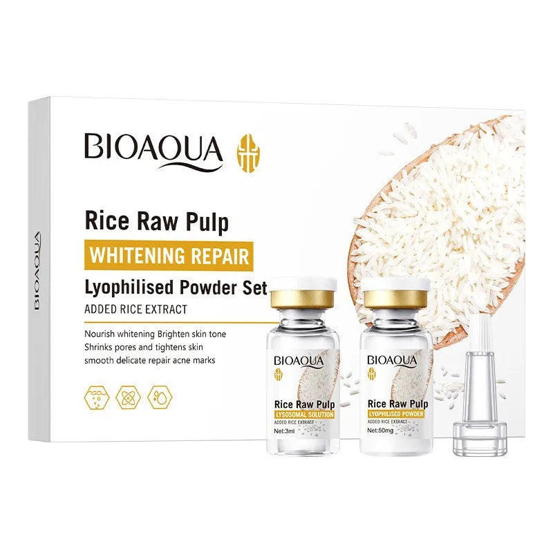 Rice Puree Freeze-Dried Serum Set – Brightening & Barrier Care