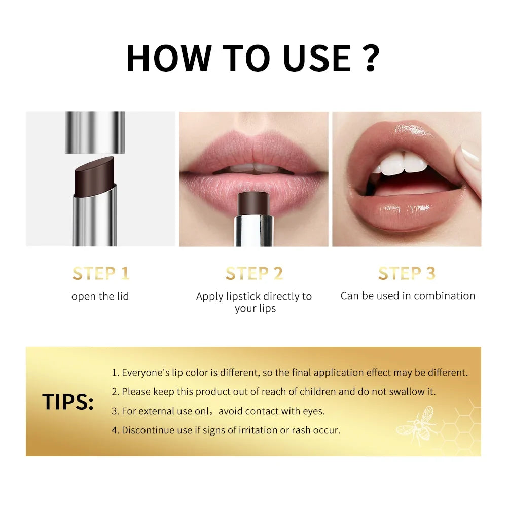 Lakerain Honey Lipstick – Moisturizing Lip Plumper Gloss