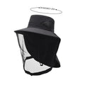 UV Sun Hat with Neck Flap & Mesh | Fishing Hiking Bucket Hat