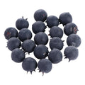 Artificial Blueberry Décor Props – 20pc Fake Foam Berries