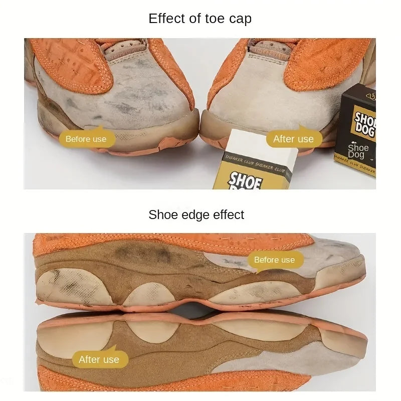 Rubber Shoe Cleaning Eraser for Suede & White Sneakers