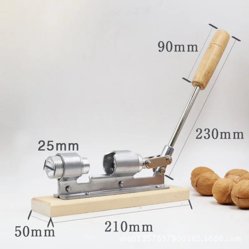 Stainless Steel Manual Nut Cracker – Walnut, Pecan & Filbert