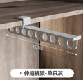 Retractable Pull-Out Closet Valet Rod | Heavy Duty Wardrobe Rail