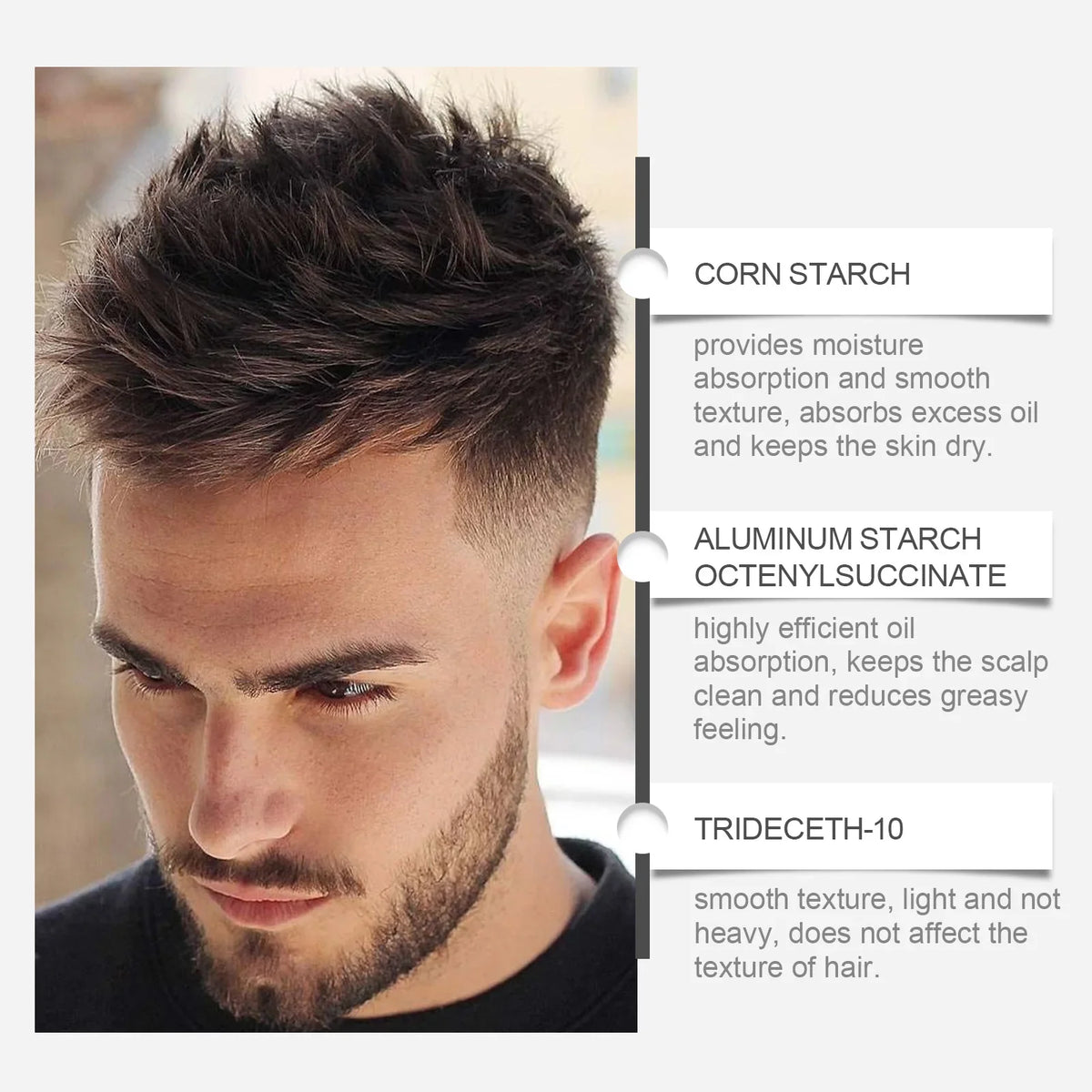 East Moon Matte Hair Styling Powder – Volume & Texture for Men