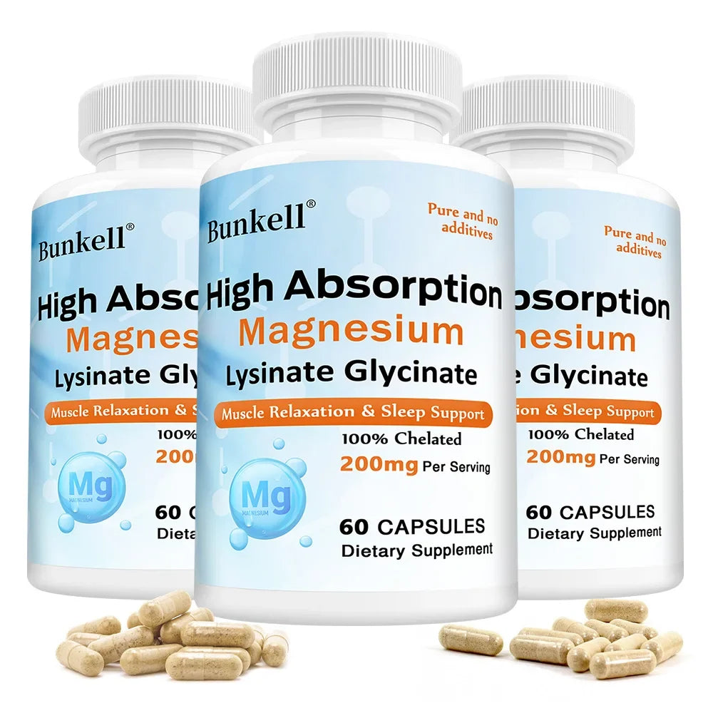Magnesium Lysinate Glycinate Chelate 200mg | Sleep & Calm