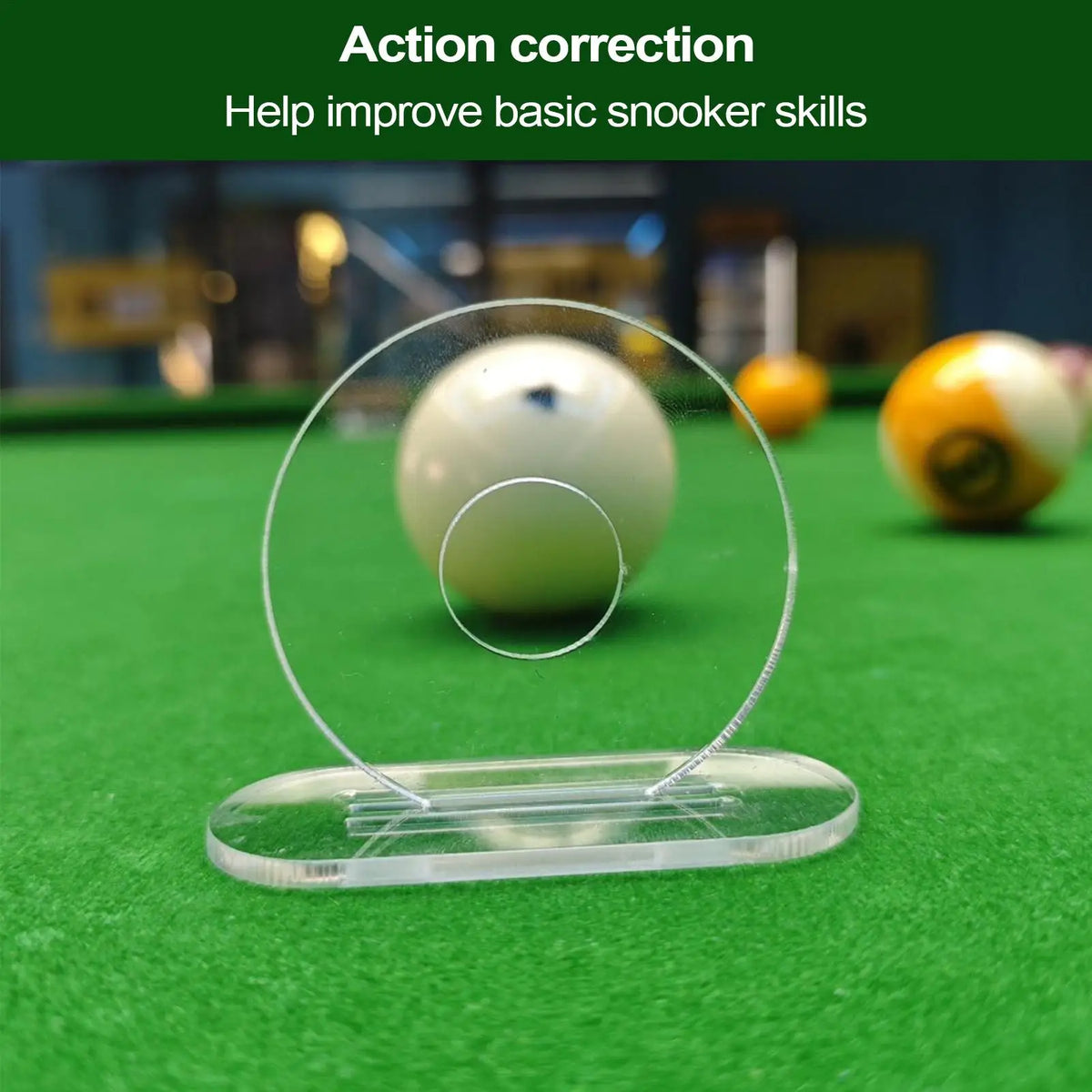 Billiards Rod Training Aids Pool Table Stick Practice 5 Holes Stable