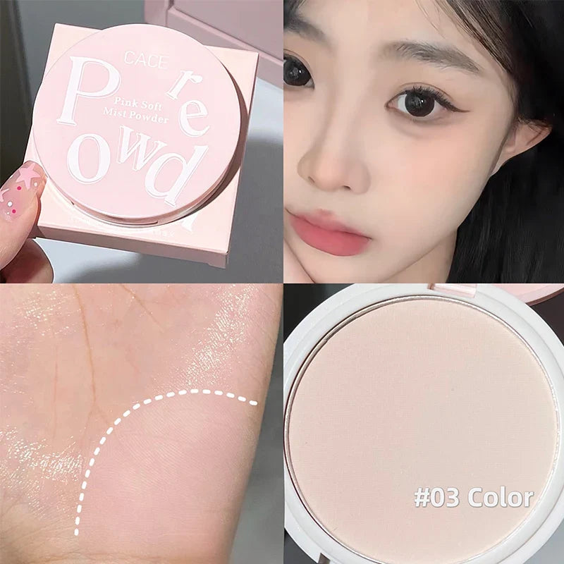 CACE 3-Color Pressed Setting Powder – Matte, Oil Control, Waterproof