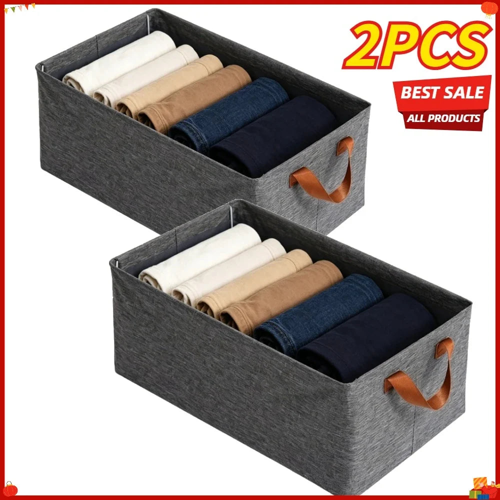 Clothes Organizer Trousers Jeans Storage Box Toy Snacks Sundries