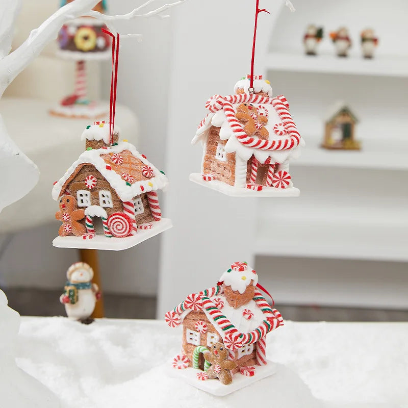 LED Gingerbread House Christmas Decoration | Glowing Ornament