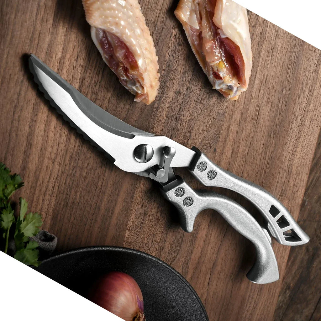 Multifunctional Stainless Steel Kitchen Scissors – Meat & Bone