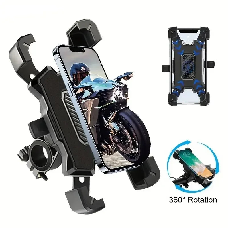 Universal Bike & Motorcycle Handlebar Phone Mount 4.8–6.8"