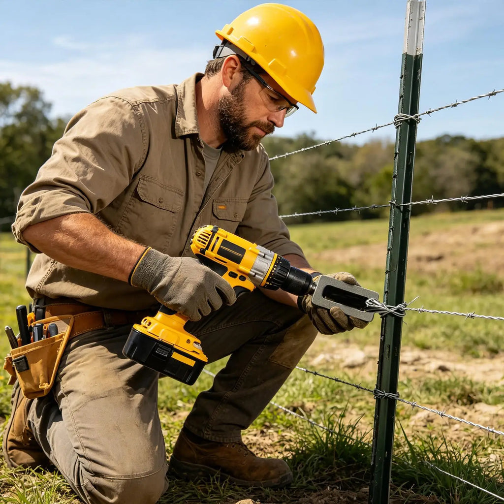 Wire Twister Drill Bit – Hex Cable Tying Tool for Fencing