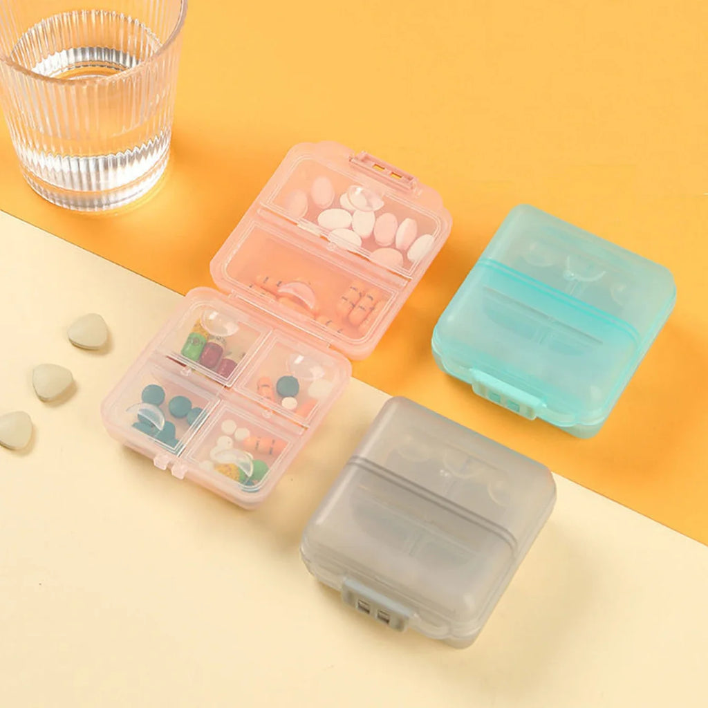 Portable Double-layer Buckle Packaging Sealing 6-cell Drug