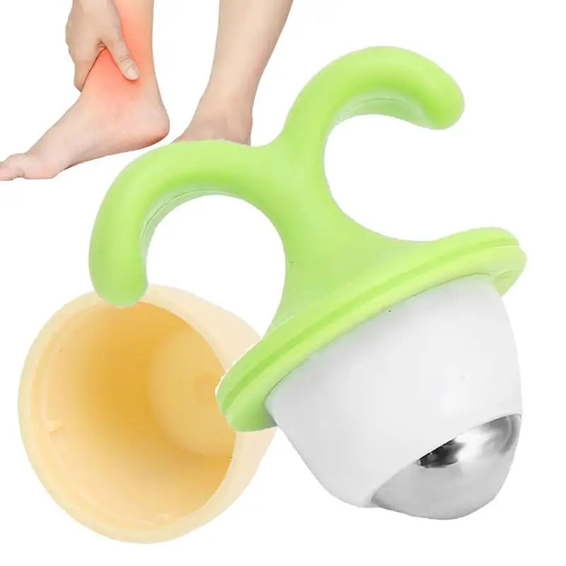 Flowerpot Roller Ball Massager – Cute Mini Manual Massage Tool