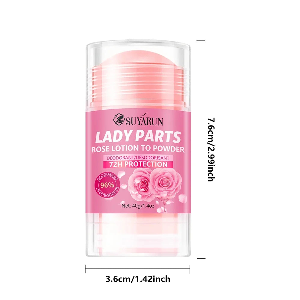 SUYARUN Rose Deodorant Stick – Hands, Feet & Underarms