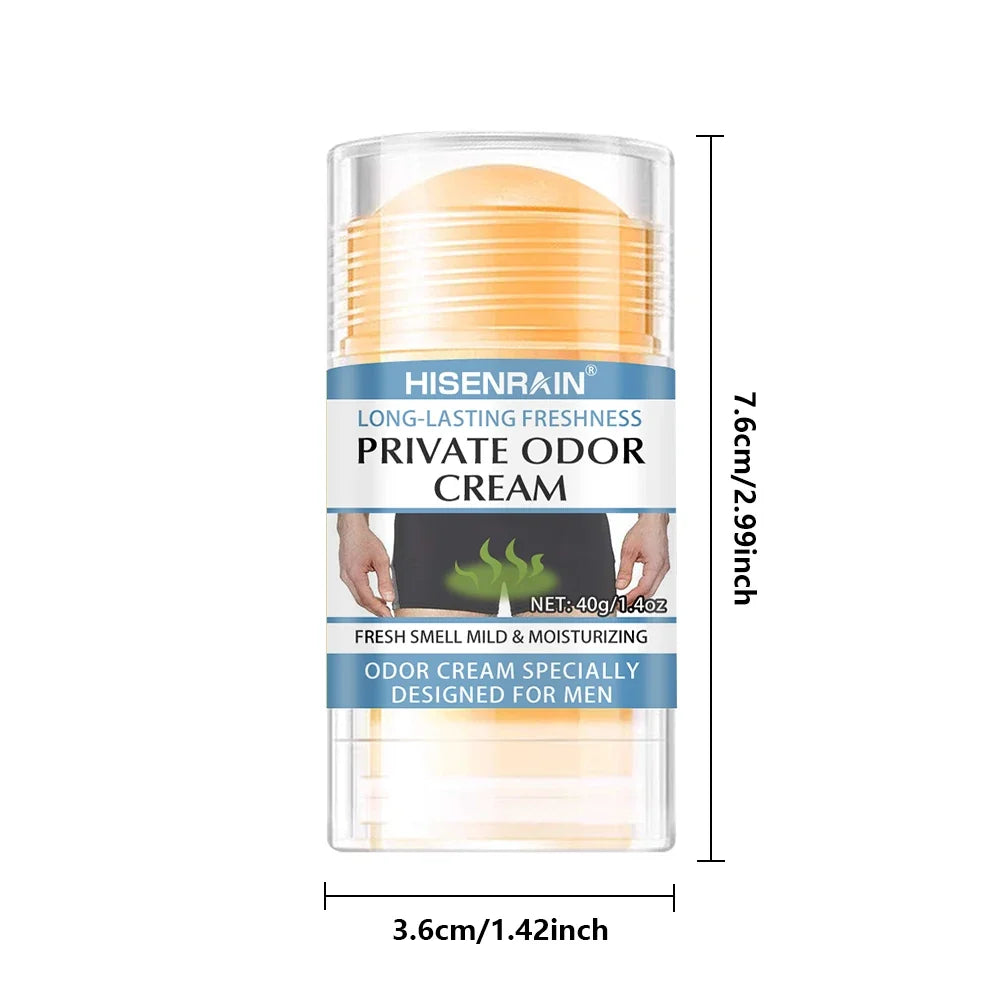 HISENRAIN Men's Natural Deodorant Stick – 72H Odor Protection