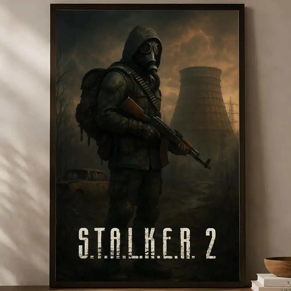 S.T.A.L.K.E.R Game Wall Art Poster – Self-Stick HD Waterproof