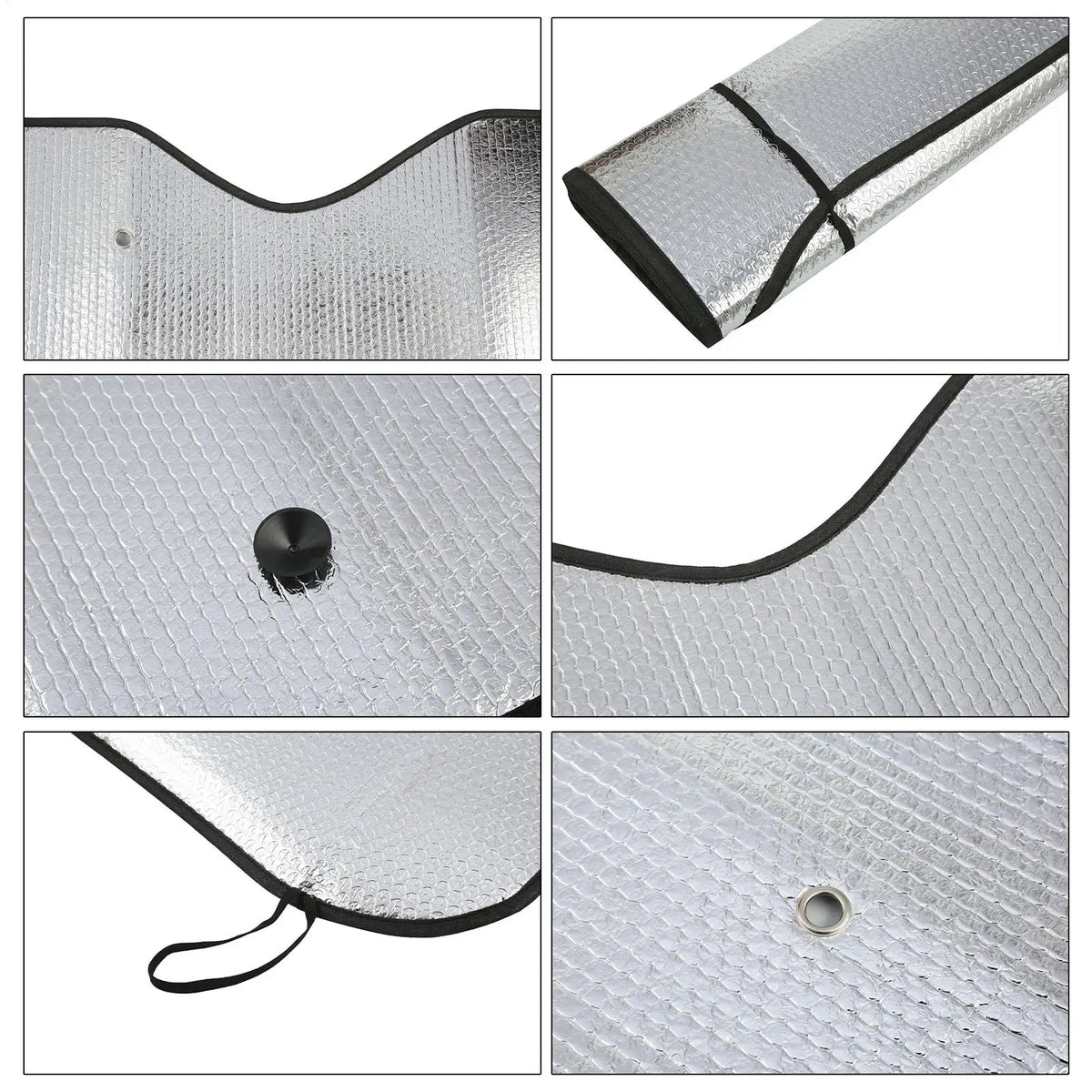 Truck Windshield Sun Shade Foldable UV Block Cover 220x80cm