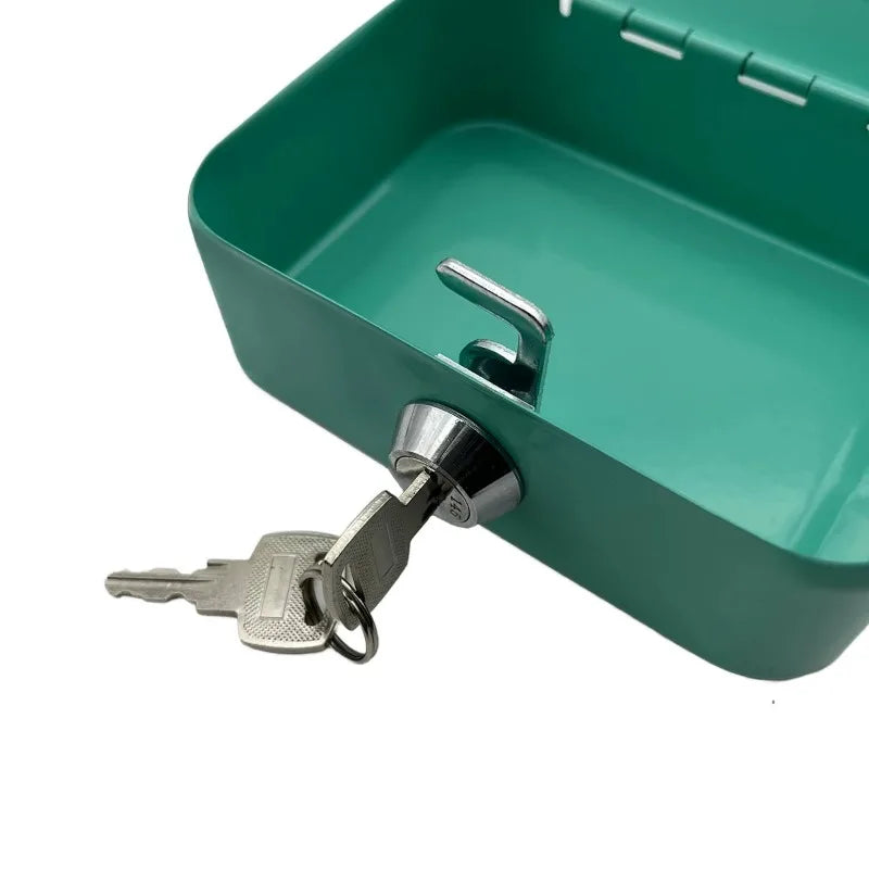 Lockable Piggy Bank Coin Box with Key – Portable Storage