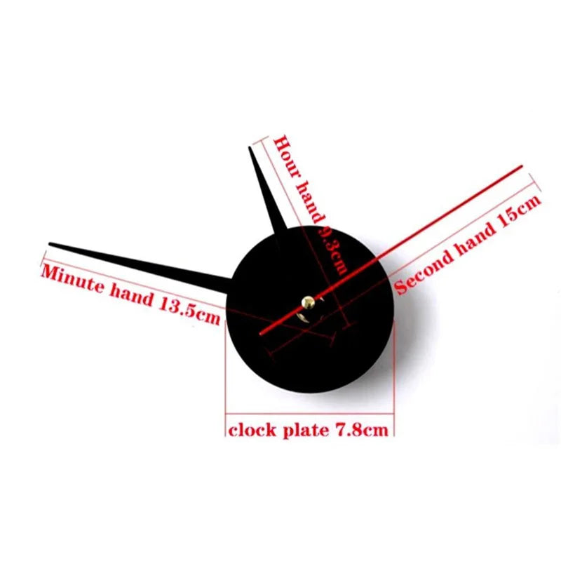 Creative Luminous Silent Wall Clock DIY Living Room Bedroom