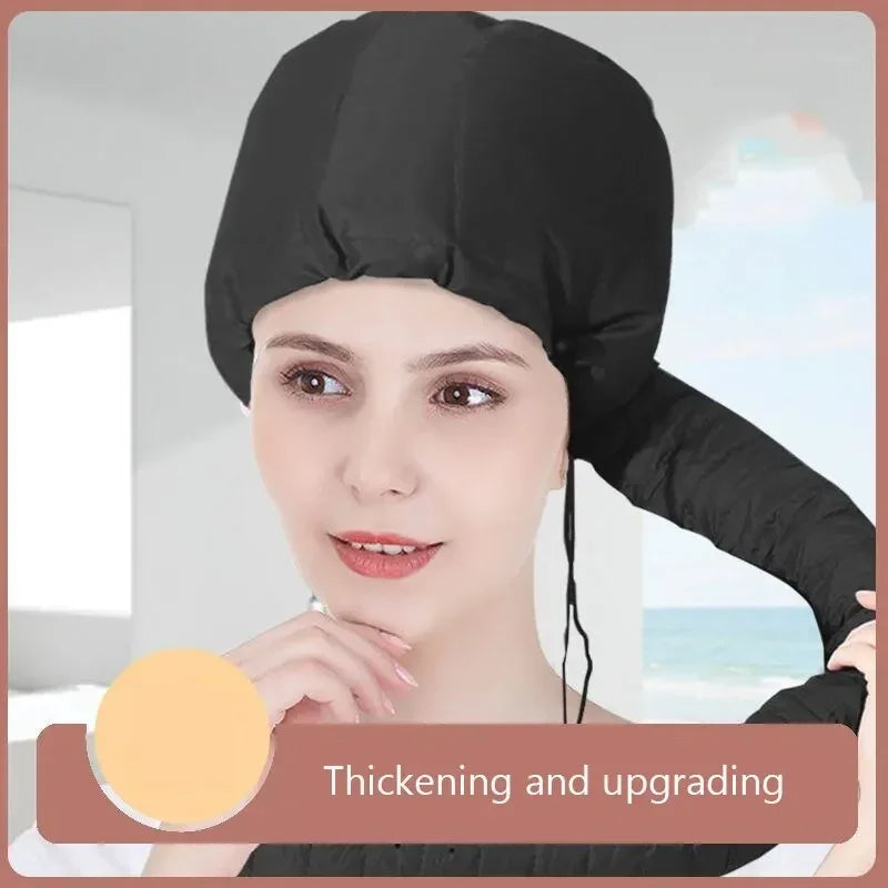 Hair Dryer Heating Hat – Deep Conditioning & Quick Dry Cap