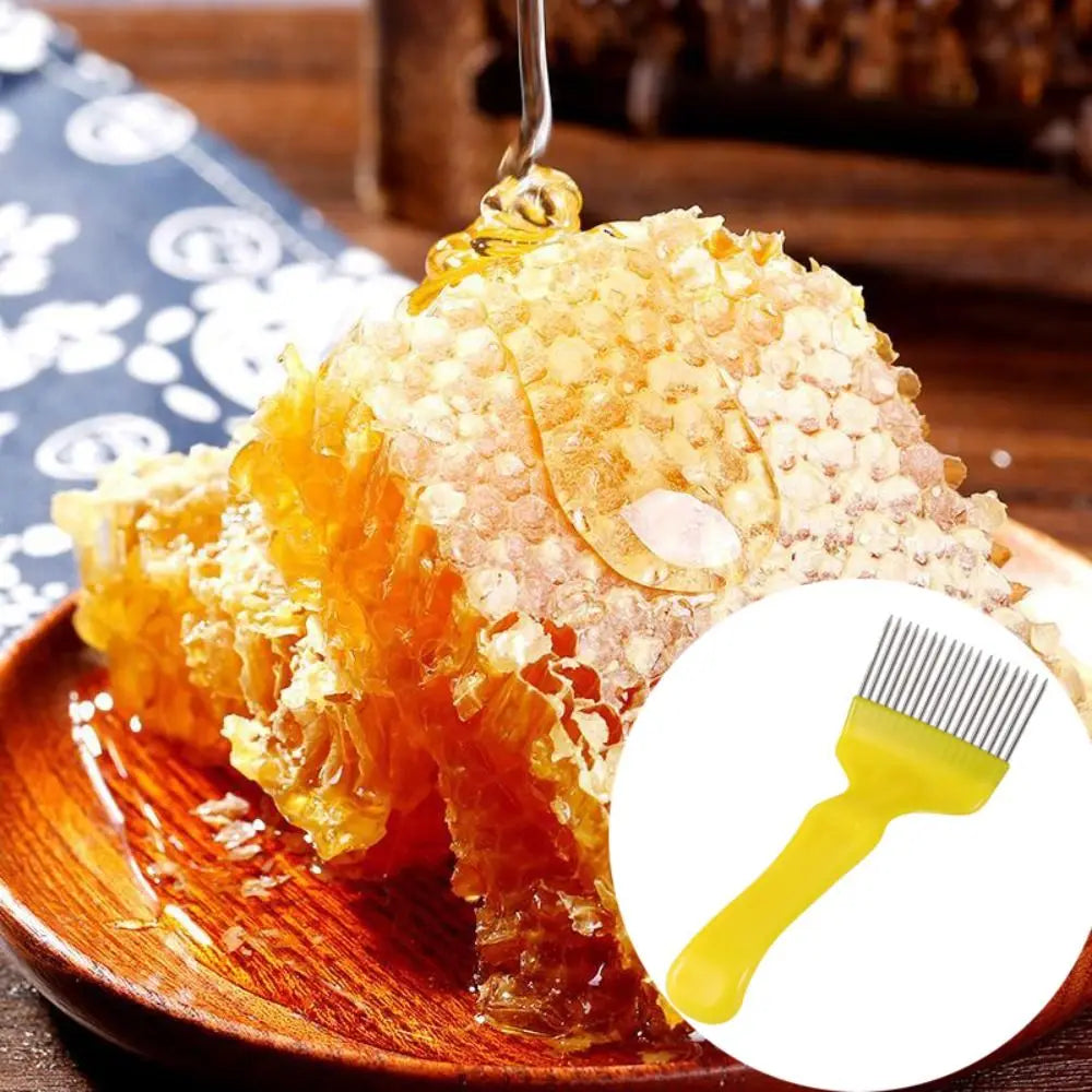 18/21 Pin Stainless Steel Honey Fork Scraper | Beekeeping Tool