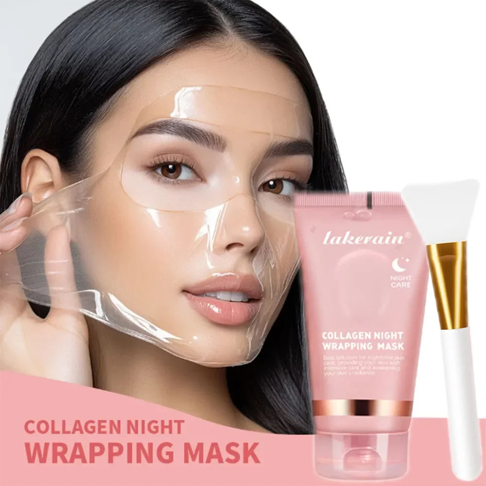 Lakerain Collagen Peel-Off Night Mask – Hydrating & Brightening