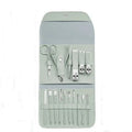 Stainless Steel Nail Clipper Manicure Set with Portable Case