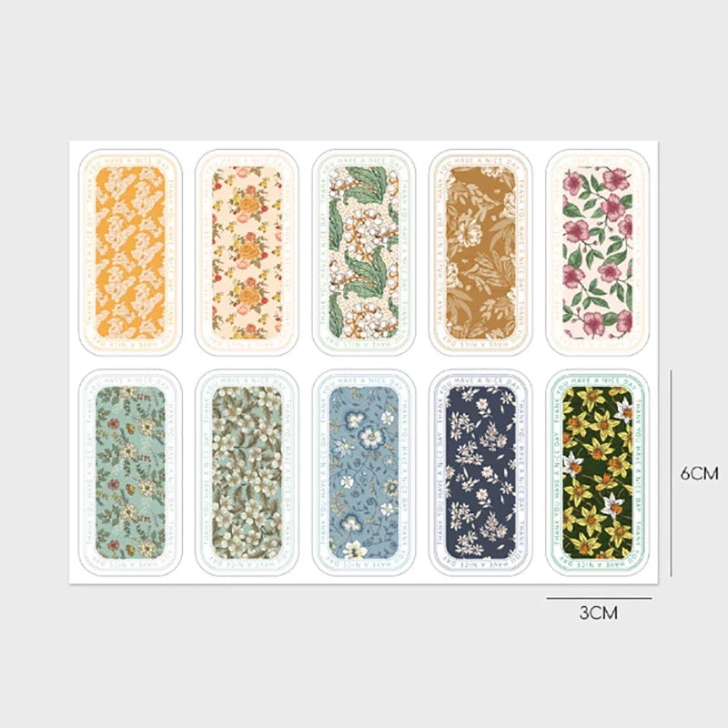 100pcs "Happy To See You Too" Thank You Stickers | Gift Packaging